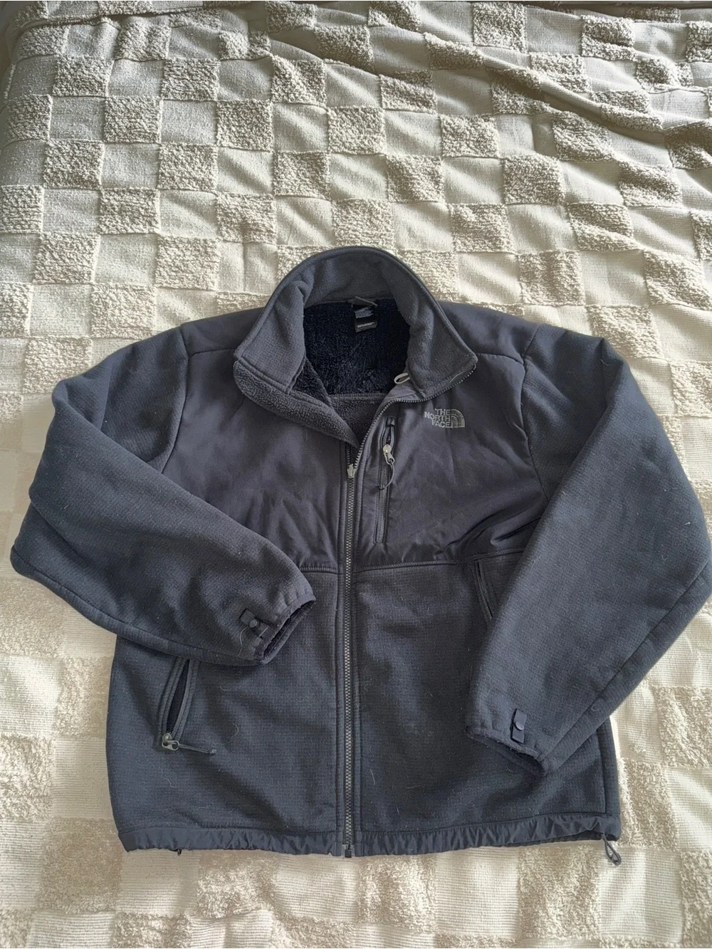 The North Face‎ Denali fleece jacket with woven overlays M